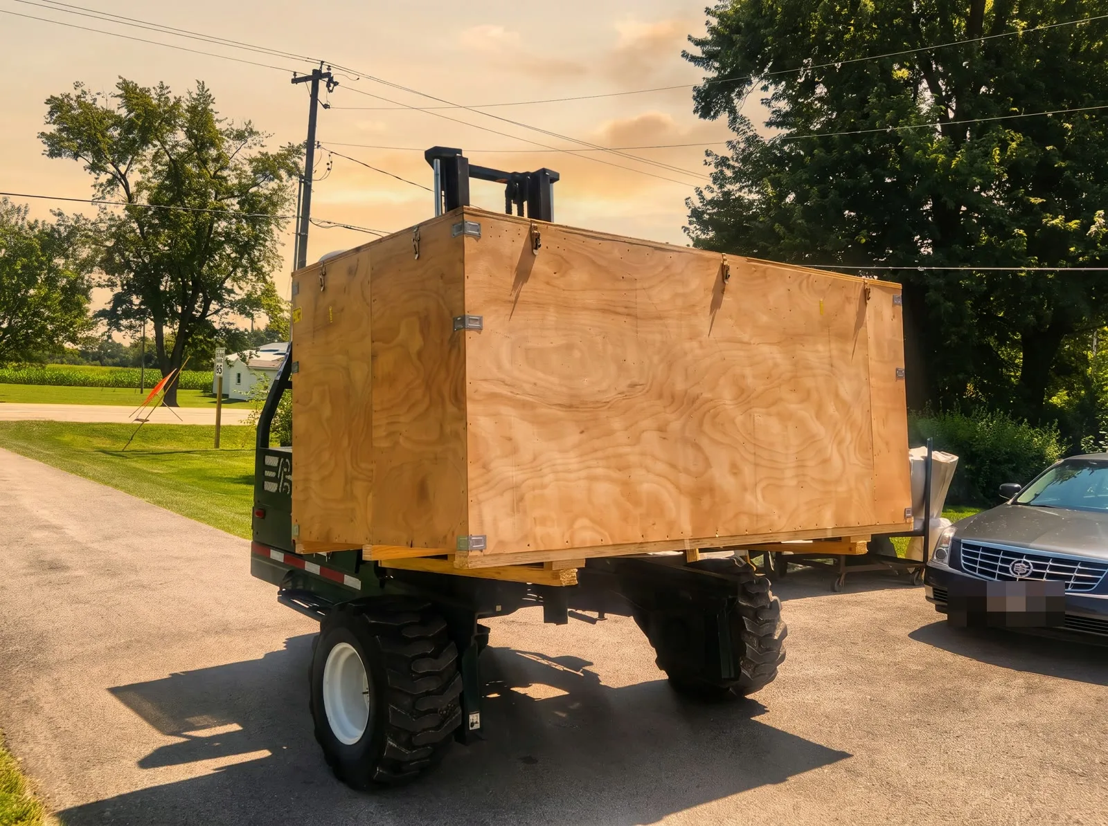 Doorstep Crated Aircraft Delivery